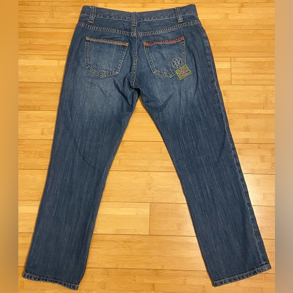 CAbi Artisan Patchwork Women’s Jeans Size 4 Ankle/Crop Length - Picture 8 of 14